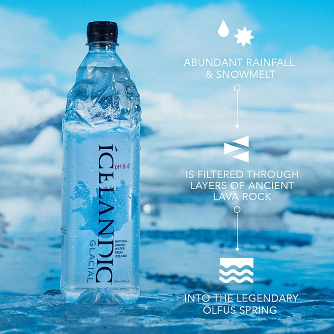 Icelandic Glacial Natural Spring Alkaline Water 33.81 fl. oz., 12 Pk. - Image 5